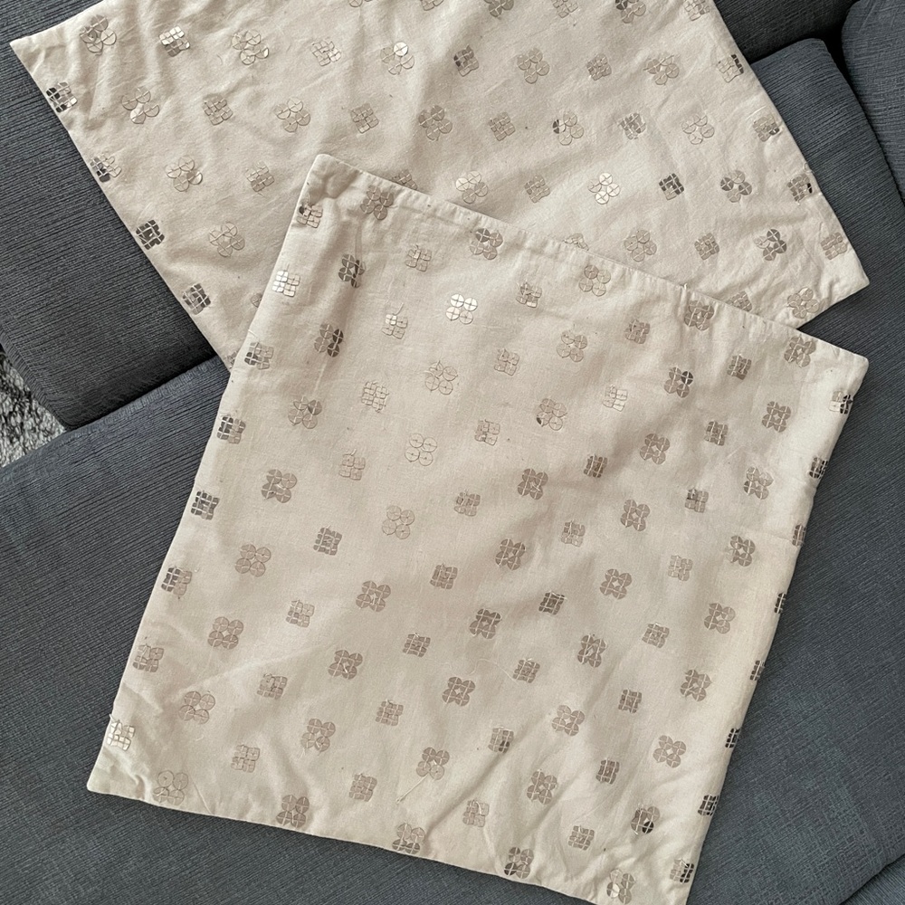 Set of 2 Decorative Pillow Covers